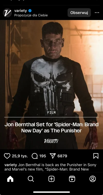 Ciuralla1 - Czuję, że go wykastrują w tym filmie. 

#marvel #film #punisher #spiderma...