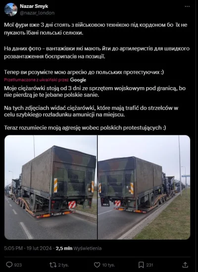 grimhzr - >nie kłam nikt transportów z pomoca militarna nie blokuje

@Stabilizator: ¯...