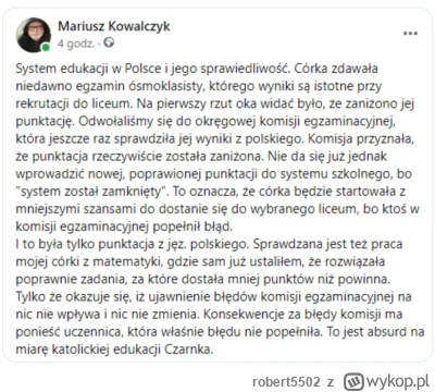 robert5502 - Zderzenie z edukacją Czarnka 
#szkola #edukacja #polityka #ciekawostki #...