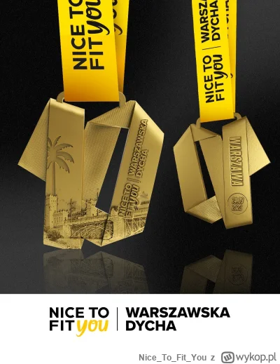 NiceToFit_You - Tak wyglądać będzie medal Nice To Fit You Warszawskiej Dychy! (⌐ ͡■ ͜...