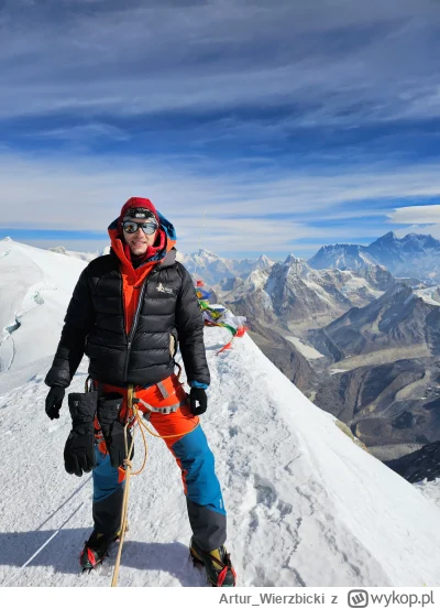 Artur_Wierzbicki - Dwa miesiące temu, w kwietniu, wspiąłem się na Mera Peak (6476 m) ...