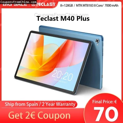 n____S - ❗ Teclast M40 Plus 10.1inch Tablet 8/128GB MT8183 Android 12 [EU]
〽️ Cena: 7...