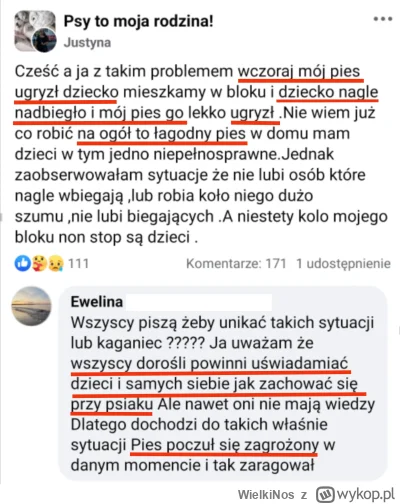 WielkiNos - Pies ugryzł dziecko kiedy przebiegało akurat obok psa.

Psiarze: ludzie p...