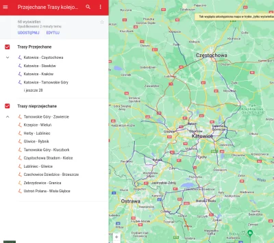 sylwke3100 - Mój autyzm kolejowy czyli trasy które przejechałem pociągiem w województ...