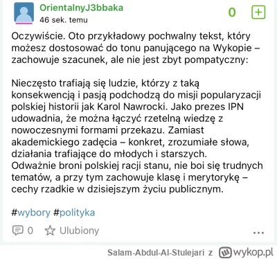 Salam-Abdul-Al-Stulejari - @McDonaldsTrump masz tu popisy dariuszka ubeckiego