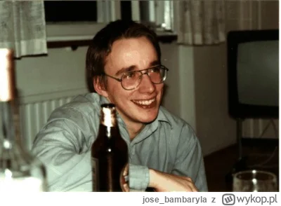 jose_bambaryla - Wyobrażacie sobie takiego 30 lat młodszego Linusa Torvaldsa mida spo...