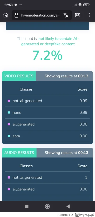Returned - >nie no, chłopaki to AI jest

@michalxd21: narzędzia do analizy filmów pod...