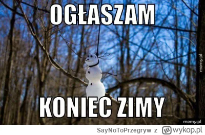 S.....w - Nooo i od niedzieli wracają w końcu temperatury NORMALNE dla tego okresu ro...