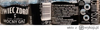 wkto - #listaproduktow
#wodazrodlana mocny gaz Żywiec Zdrój #zywieczdroj
aktualny skł...