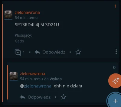 zielonawrona - Bez błędów się nie obejdzie oczywiście, wpis dodany z 10 minut temu a ...