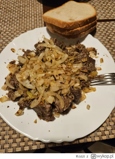 Kozzi - Dziś kuchnia iście chuopska czyli wątróbka scybulką albo odwrotnie ( ͡º ͜ʖ͡º)...