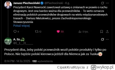 CipakKrulRzycia - #piechocinski #polityka #kierowcy #polska #bekazpisu
Nie będzie do ...