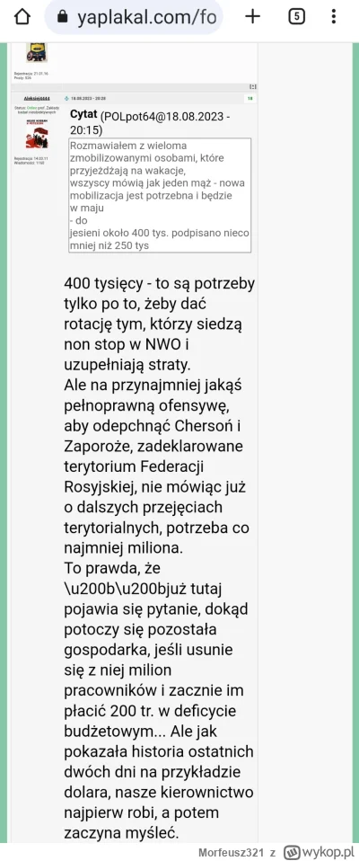 Morfeusz321 - @Szinako 
jeżeli uznać  że  Rosja  była  lokalnym imperium. To prowadze...