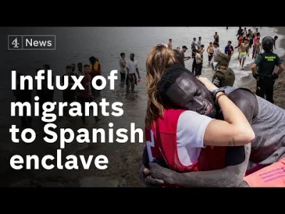 Jogurt123 - Tu wojsko ratuje nielegalnych imigrantów których Hiszpanie będą karmić......