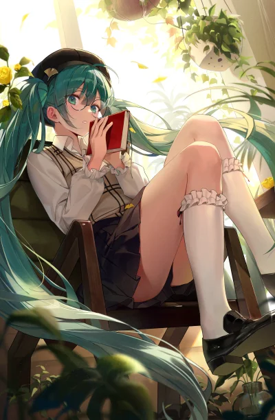 OttoFlick - #randomanimeshit #anime #meganekko #vocaloid #hatsunemiku #pixiv #