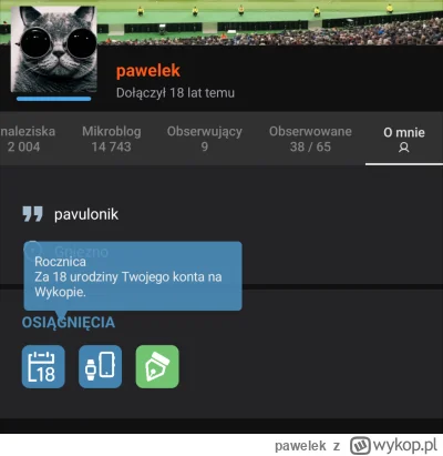 pawelek - Właśnie zostałem pełnoletnim wychodkiem (｡◕‿‿◕｡)

SPOILER

#zalesie albo #c...