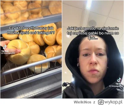 WielkiNos - juleczka poszła do biedronki macać bułki brudnymi łapami żeby nagrać tikt...