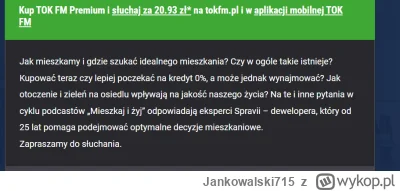 Jankowalski715 - Nie wierzę. Czekam na wywiad z Hetmanem w TOK FM. W radiu wyskakuje ...