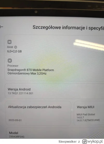 Sleepwalker - @twojStaryJebqnany to całkiem dobry tablet jest panie.