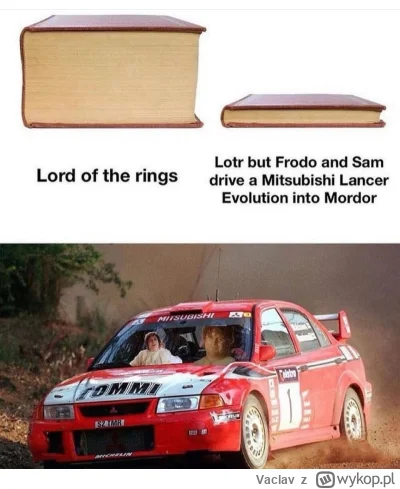 Vaclav - #heheszki #wladcapierscieni #lotr #lancer #wrc #mitsubishi