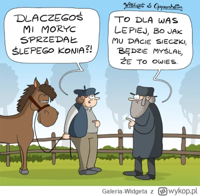 Galeria-Widgeta - Na podstawie starego dowcipu żydowskiego
Rys. Widget

#humorzydowsk...