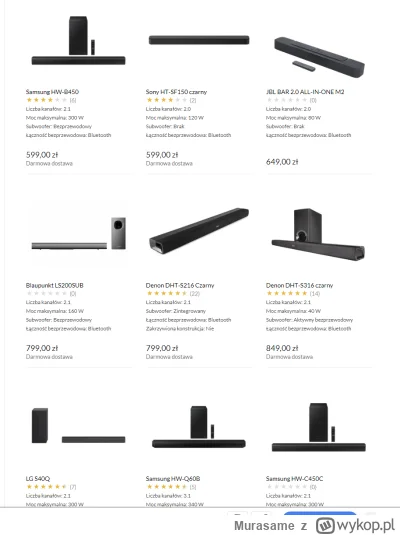 M.....e - Głośniki za bardzo nie pasują mi już do stanowiska i są trochę za duże i za...