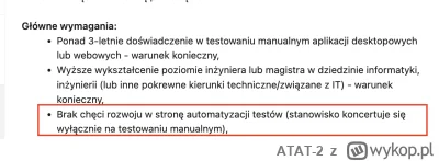 ATAT-2 - Nieambitny pracownik poszukiwany ( ͡° ͜ʖ ͡°)

#pracbaza #programista15k #pra...