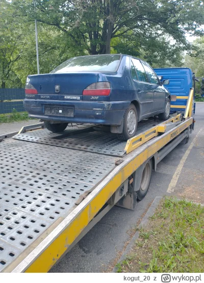 kogut_20 - @Soothsayer miałem kiedyś 306 sedana, super auto 
Niestety dokonał żywota ...