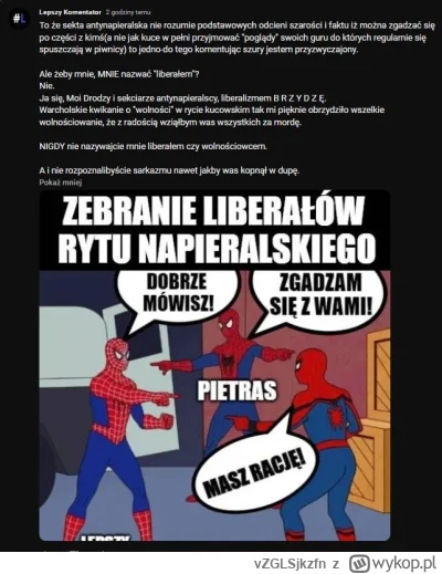 vZGLSjkzfn - Osiołek intelektualny Lepszy Komuch nie zrozumiał mema i go du.pa zapiek...