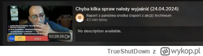 TrueShutDown - Ciuran, siuran!

Materiał w archiwum 

Chyba kilka spraw należy wyjaśn...