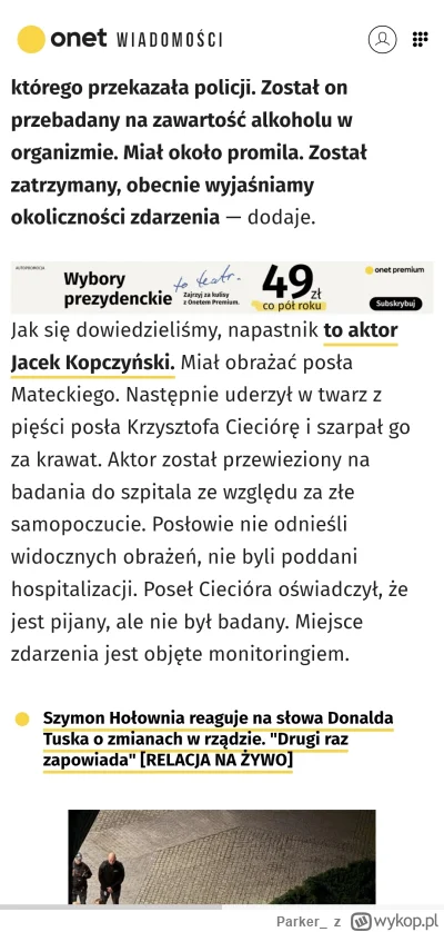 Parker_ - Oczywiście przynajmniej jeden pisowski menel pijany. Powinno TVP grzać ten ...