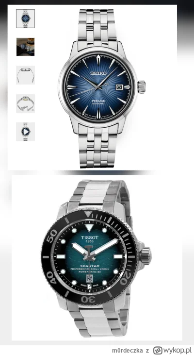 m0rdeczka - Nowy presage czy używany seastar? Muszę wrócić z zegarkiem z wojaży, a lo...