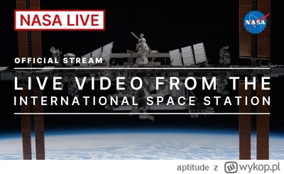 aptitude - Wow, ale super transmisja z ISS na kanale NASA, można dosłownie w czasie r...