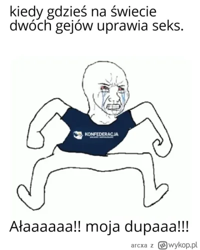 arcxa - to jest tzw gej fantomowy 

#heheszki #polityka