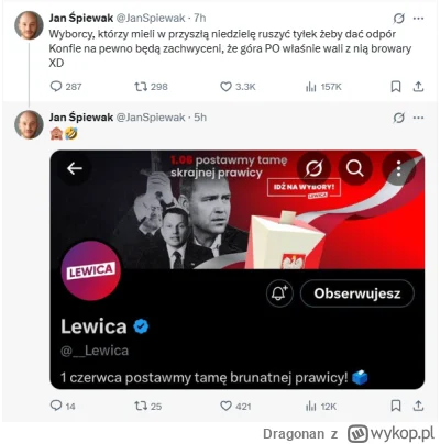 Dragonan - P--o to jednak poważna sprawa również na lewicy XD

#polityka #wybory #deb...