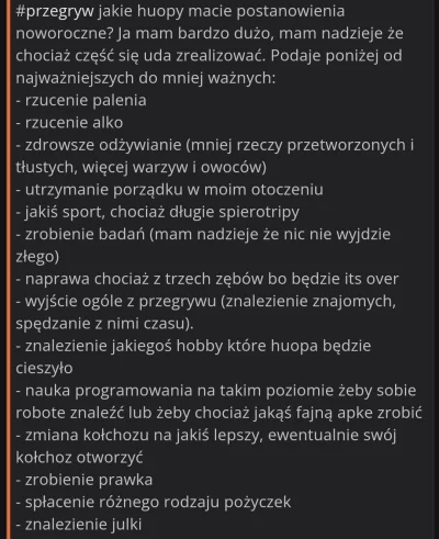 ProstyHuop - #przegryw lipiec już a huop ani jednego postanowienia z 31 grudnia nie s...