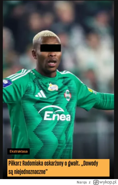 Narqs - Chłop jeden wieczór z ekstraklasą przegapił a tu takie afery #mecz