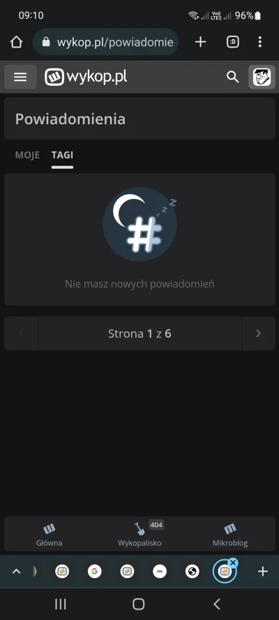 Goglez - Sześć stron o tym że nie mam powiadomień ( ͡º ͜ʖ͡º)

#wykop #nowywykop