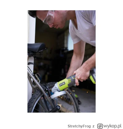 StretchyFrog - pamiętacie jak reklamowali szlifierkę do jumania rowerów? https://wyko...