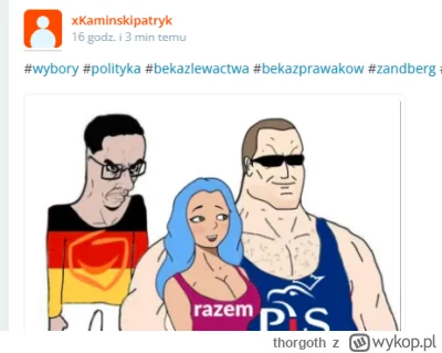 thorgoth - @xKaminskipatryk: nie jest winą rządu, że razemki chcą się puścić z pisem....