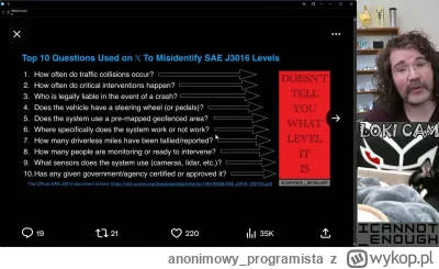anonimowyprogramista - Tesla posiada autonomiczne samochody Level 4 - deal with it. O...