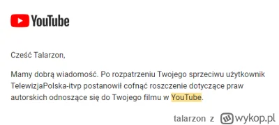 talarzon - też dostałem claima na klip z traczem ale odwołałem się i zdjęli roszczeni...