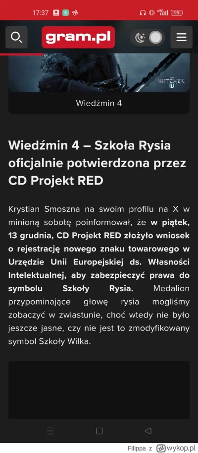 Filippa - @marso96 Redzi potwierdzili że to zaklepali. I pokażą ciri jak przechodzi p...