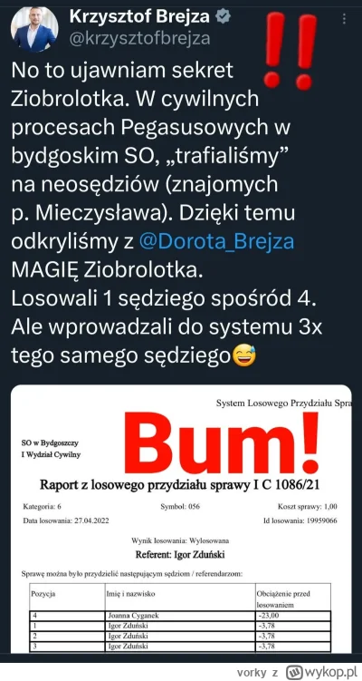 vorky - Takiego losowania nikt się nie spodziewał ( ͡° ͜ʖ ͡°)

#polityka #ziobro