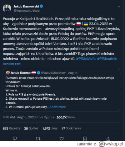 Lukardio - https://twitter.com/KarnowskiJakub/status/1691303906737823744

#polska #zb...