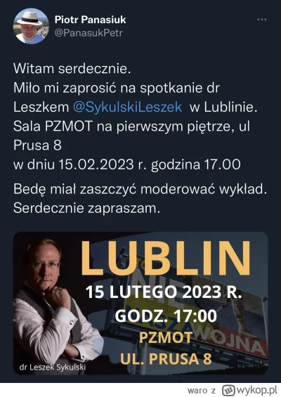 waro - Halo #lublin ?

Dwie największe onuce Rzeczpospolitej Polskiej - duet Sykulski...