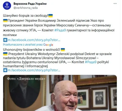 Bolxx454 - >Rada Najwyższa Ukrainy(twitter: 15 paź 2022) :  Prezydent Ukrainy Wołodym...