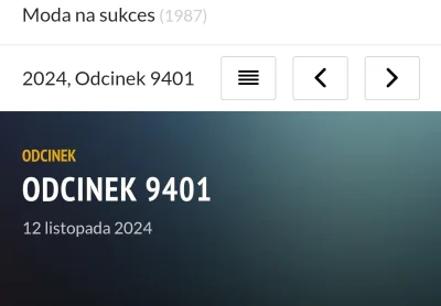 kobiaszu - Wiecie, że dzisiaj wychodzi kolejny odcinek "Mody na sukces"? Tak, tak on ...