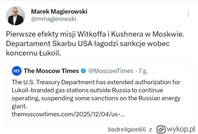 badreligion66 - #polityka #ukraina Za pół roku USA będą dostarczać b--ń ruskim