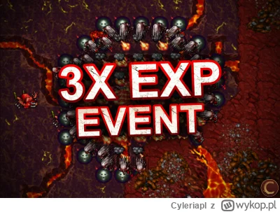 Cyleriapl - 3x Exp Event trwa do niedzieli na Cyleria OTS 🚀🔥

https://cyleria.pl/

...
